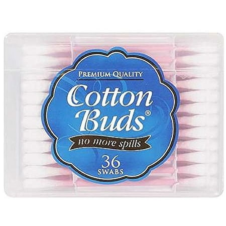 Cotton Buds Premium Quality Swabs, 36ct