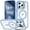 Blue, variant on KOMI Magnetic Case for iPhone 14 Pro Max Case with Camera Stand [Compatible with MagSafe] [Military Drop Tested] Shockproof Slim Clear iPhone 14 Pro Max Phone Case for Women Men Dark Blue