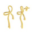 thumbnail image 2 of Lancharmed Gold Plated Earrings for Womens,Bow Tie Earring Funny Gifts, 2 of 8