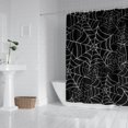 thumbnail image 2 of Halloween Spider Webs Shower Curtain 84"x72" ,Bathroom Decorative Shower Curtains Set with 12 Hooks,Modern Waterproof Washable Shower Curtain, 2 of 6