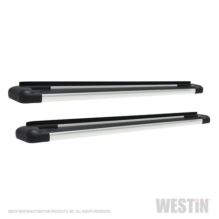 Vehicle Specific Mount - Westin 27-65730 Sure-Grip LED Running Boards; Bright Aluminum; 79 in. Length; Does Not Include Mount Kit; Vehicle Specific Mount Kit Must Be Purchased Separately;