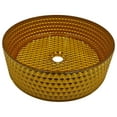 thumbnail image 6 of Scotch 16" Round Decorative Gold Vessel Glass Sinks With 30" White Base, 6 of 7