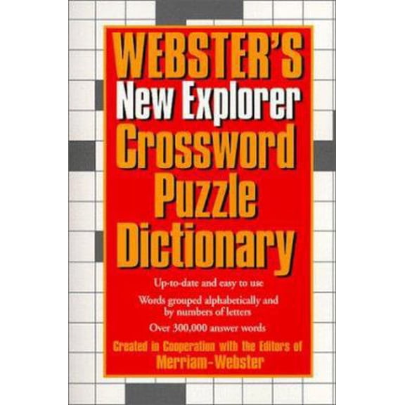 Pre-Owned Webster's New Explorer Crossword Puzzle Dictionary (Hardcover) 1892859033 9781892859037