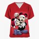 thumbnail image 3 of Blusa médica con estampado navideño de Mickey Mouse, talla 5xl, uniforme de manga corta, uniforme de médico y enfermera, blusas de trabajo para centros de revisión para niños, 3 of 5