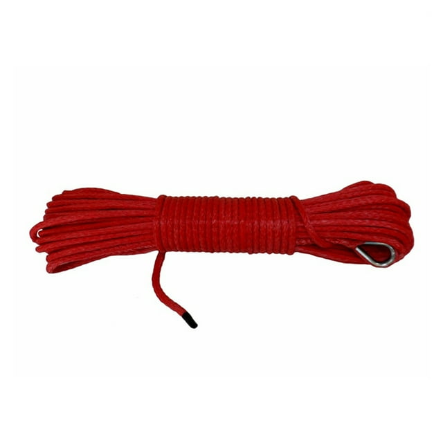 4mm*15m 5mm*15m 6mm*15m Synthetic Winch Rope Towing Rope Winch Line Synthetic Winch Cable Plasma Rope For ATV UTV SUV ,Easy to Use