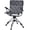 Gray Grid, variant on Sophia & William 360 Degree Silent Swivel Breathable Textilene Hunting Blind Foldable Camping Chair with Patented Quick Setup Frame