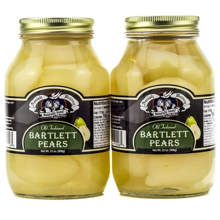

HYYYYH Old Fashioned Bartlett Pear Halves 32 oz. Jars (2 Jars)