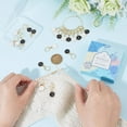 thumbnail image 3 of 1 Box 20Pcs Number 1~9 Stitch Markers Charms Crochet Enamel Cute Removable Clip on Leverback Clasp Charm Locking Metal Knitting Markers for Weaving Sewing Knit Quilting DIY Zipper Pull for DIY, 3 of 9