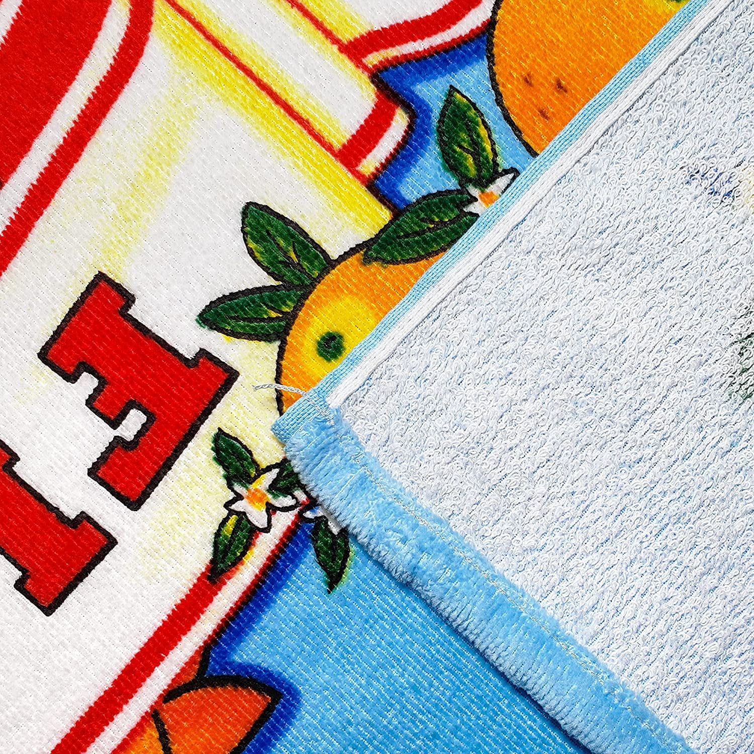 Beachland Florida Map Beach Towel 30 x 60 inch 100% Cotton