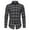 Black, variant on Flannel Shirt For Men Long Sleeve Fashion Casual Collar Regular Fit Plaid Shirt Breathable Lightweight Summer Button Classic Basic Tee With Pocket Navy L