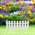 thumbnail image 2 of 10 Pcs Decorative Plastic Picket Fence Display Fence Garden Fence Path Fence, 2 of 9