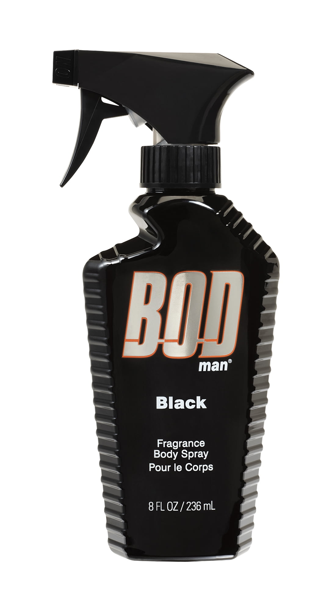 BOD man Fragrance Body Spray, Black, 8 fl oz