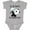 AC-Heather Grey, variant on My Daddy's 1st Fathers Day Boys Baby Bodysuit