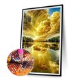 thumbnail image 2 of Cuadros Decorativos Cuadros Decorativos Kit de nube de pintura de diamante de taladro redondo comple Tmvgtek embutido en tela, 2 of 8