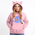 thumbnail image 4 of pop Huntrix Print Cat Ears Hoodie with De-mon Sweatshirt Dem on Hunting Trendy Pullover All-over Print Fashion Casual Long Sleeve Sweatshirt Pullover Casual Streetwear XL, 4 of 4