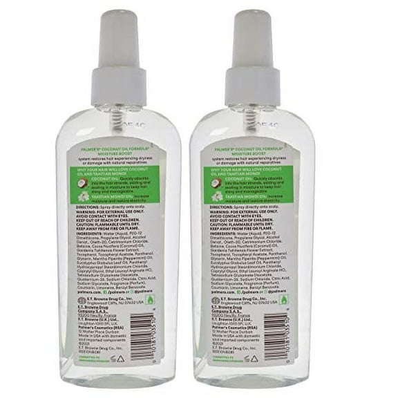 Palmers Coconut Oil Formula Moisture Boost Strong Roots Spray Hair Spray Unisex 5.1 oz Pack of 2