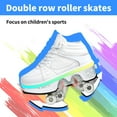 thumbnail image 5 of Roller Skate Shoes for Men and Women, Row Deform Wheel Roller Skates with LED Lights, Sneakers with Wheels for Girls Boys, 5 of 7