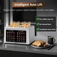 thumbnail image 5 of Mecity 4 Slice Smart Touchscreen Toaster with Auto Lift, Stainless Steel Wide Slot Bagel Toaster, 8 Bread Presets & 8 Shade Settings, 30-Minute Keep Warm Function, Memory Function, 5 of 10
