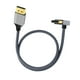thumbnail image 5 of Cable DisplayPort 4K Cable trenzado de nailon Cable de conexión de video 1M Curva positiva, 5 of 8