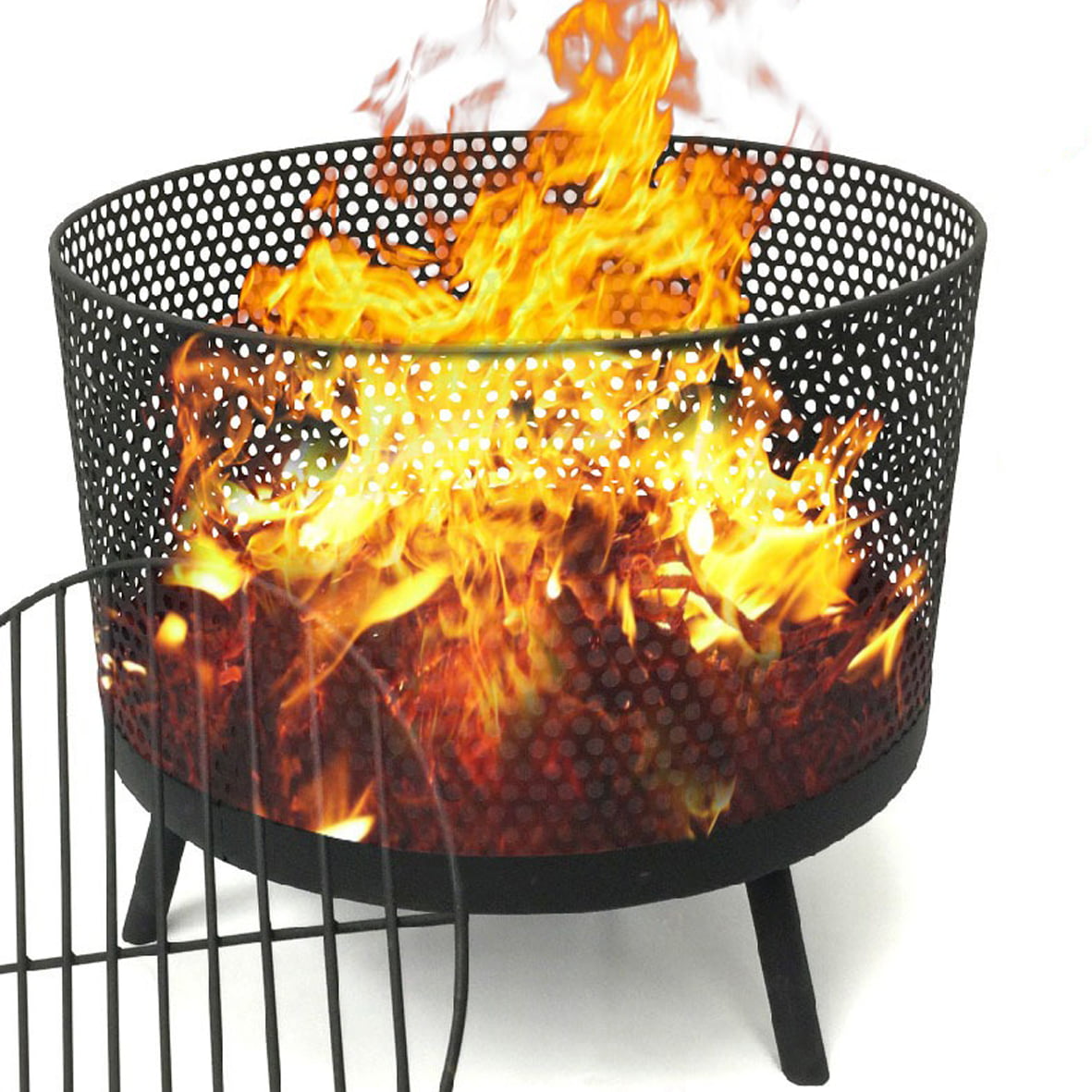 Easygo Camping Patio Outdoor Fire Pit, Long Lasting Fire Pit