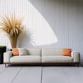 thumbnail image 3 of NessCarsti Mod. 4-seater sofa - Timecloud couch, wood frame/metal legs,suit office/apartment/living rm, 111.81", grey, 3 of 7