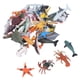thumbnail image 1 of Juguetes de animales marinos, 48 piezas de juguetes de animales marinos, figuras de animales marinos de plástico, minifiguras de animales construidas para precisión, 1 of 8