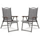 thumbnail image 2 of Costway Conjunto de 2 Sillas Plegables para Patio con Apoyabrazos Sillas de Comedor Portátiles para Terraza Piscina Jardín 64 x 58 x 91 cm, 2 of 10