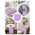 thumbnail image 3 of Purple Pink Cloth Napkins Set of 6 Reusable Dinner Napkins, Geometric Vertical Striped Solid Rainbow Cocktail Napkin Washable Table Napkins for Wedding/Holiday Party/Baby Shower 20"x20", 3 of 7