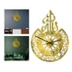 thumbnail image 3 of Reloj de pared moderno para sala de estar, reloj de cocina, reloj de pared minimalista y silencioso. oro, 3 of 9