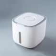 thumbnail image 1 of Grain Storage Container Rice Box Rice Storage Containers PS ABS PP Airtight Grain Storages Tank For Household KitchenFashion Grey 5L Storage Rice 5Kg, 1 of 1