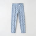 thumbnail image 4 of zbxnLI Girls Knitted Leggings Elastic Waist Polka Dots Bottoms Fashion Comfy Casual Pants for Kids 2-13 Years, 4 of 5