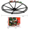 thumbnail image 5 of Juego de tren de juguete para niños con faros, efecto humo, vagones y rieles para Navidad Juego de tren clásico con tema navideño - Gran accesorio para niños y decoración navideña Kaili Sencillez, 5 of 5