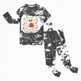 thumbnail image 2 of Gerichy Toddler 2 Pieces Pajama Sets Boys Girls Halloween Pajama Set Long Sleeve Pants Sleepwear Outfits Cute Pumpkin Print Kids Loungewear 2T-9T, 2 of 7
