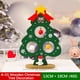 thumbnail image 3 of Colony Of Copo de Nieve de Madera, Decoración Navideña para El Hogar, Mini Árbol de Navidad de Escritorio, Material Seguro y Ecológico, Calendario de Cuenta Regresiva para Oficina, Ambiente Festivo A, 3 of 4