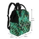 thumbnail image 2 of Disketp Green Mosaic Glass Mochila de Pañales de Gran Capacidad con Múltiples Bolsillos, Mochila de Viaje Multifuncional para Bebé, Unisex, Moderna y Resistente, 2 of 6