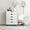 White, variant on 5 Drawer Dresser, Chest Dressers with Wheels, Wood Storage Cabinet for Bedroom, Home, Office Organization, White
