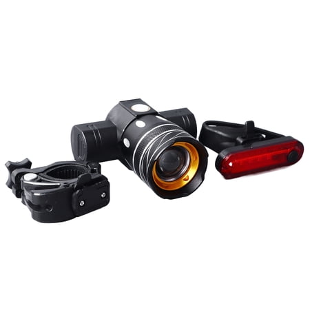 NFTIGB Bike Lights Set Professional Waterproof High Brightness Front Rear LED Bicycle Light for Outdoor Night Riding