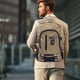 thumbnail image 5 of Mochila universitaria de gran capacidad, moderna y apta para actividades al aire libre. Fabricada en nailon resistente al agua y duradero, ideal para laptops. Perfecta para viajes,, 5 of 9