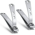 thumbnail image 1 of 2pc Heavy Duty Nail Clipper, Stainless Steel Toe Finger Nail Clippers, 1 of 4