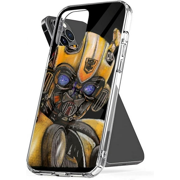 Phone Case Bumblebee Cover Transformer Shockproof The Aesthetic Best Funny Transparent Compatible with iPhone 13 6.1 Inch