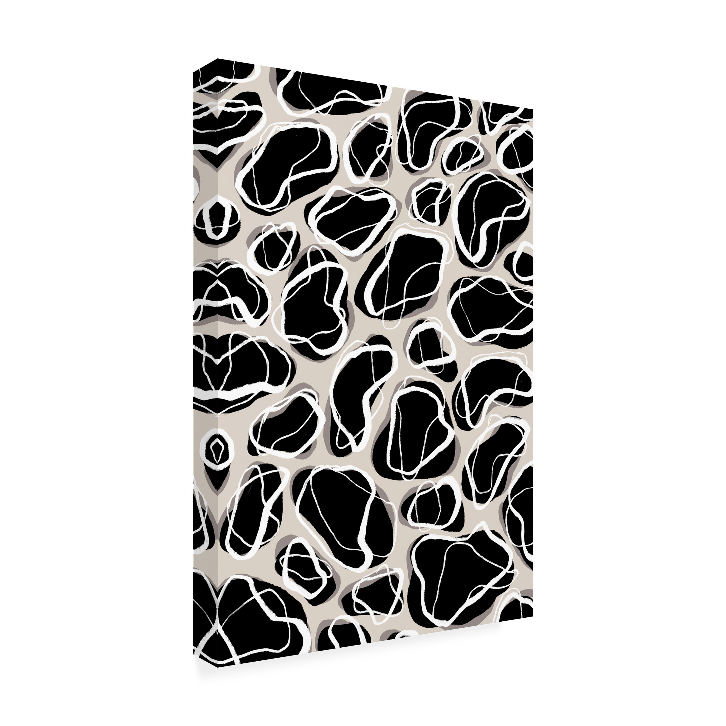 Treechild 'Back Stones Pattern' Canvas Art