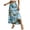 Blue, variant on Vibrex Women's Skirt Women's 4-Way Stretch Printed Skirt Women's High Waist Skirt A-Line Long Skirt Perfect For Dancing,Dating,Dinners,Travel,Vacation And Daily Wear_Red_S