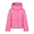 thumbnail image 2 of Sriper Womens Padded Jacket Zip up Stand Collar Windproof Thermal Quilted Coats Long Sleeve Thick Warm Down Coat Soild Color Fashion Casual Winter Outerwear Snow 2025 Trendy Clothes Fit Going Out, 2 of 6