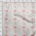 thumbnail image 3 of oneOone Polyester Lycra Peach Fabric Star|Balloon & Baby Elephant Kids Dress Material Fabric Print Fabric By The Yard 56 Inch Wide, 3 of 4
