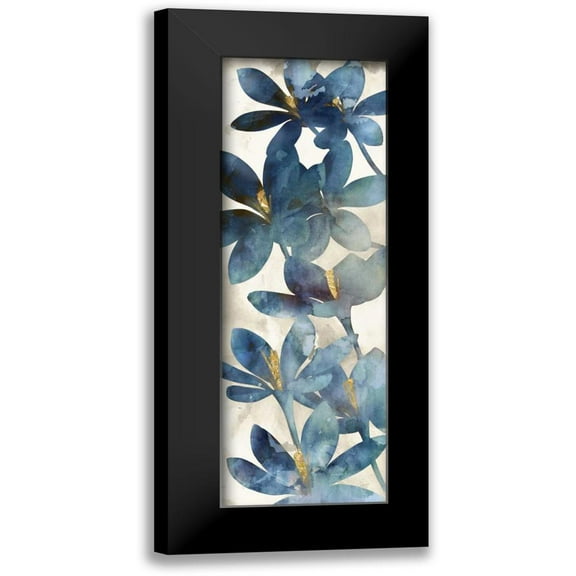 Selkirk, Edward 7x14 Black Modern Framed Museum Art Print Titled - Indigo Veranda I