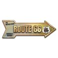 thumbnail image 1 of SignMission P-ARROW8-999635 Panneau Flèche Illinois Route 66 8 x 24 Po. de Large, 1 of 4