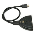 thumbnail image 4 of HD Multimedia Interface Switcher, Black Plug and Play 3 in 1 Out HD Multimedia Interface Hub Selector 3 LED Indicators Automatic  for Game Console for TV, 4 of 7