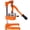Orange, variant on Cast Iron Citrus Juicer, Extra-Large Commercial Grade Manual Hand Press, Heavy Duty Countertop Squeezer for Fresh Orange Juice, Lemon, Lime, Grapefruit
