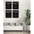 thumbnail image 4 of Drsoum Inspirational Office Wall Art Motivational Quotes Encouraging Sayings Framed Posters 8x10in, 4 of 6