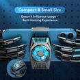 thumbnail image 2 of Cooler for Mobile Phone,Phone Cooler Radiato Smartphone Phone Cooler Radiator for iPhone iOS/Android Gaming Semiconductor Heatsink Cell Phone Cooling Fan Mobile Radiator Cooling, 2 of 7